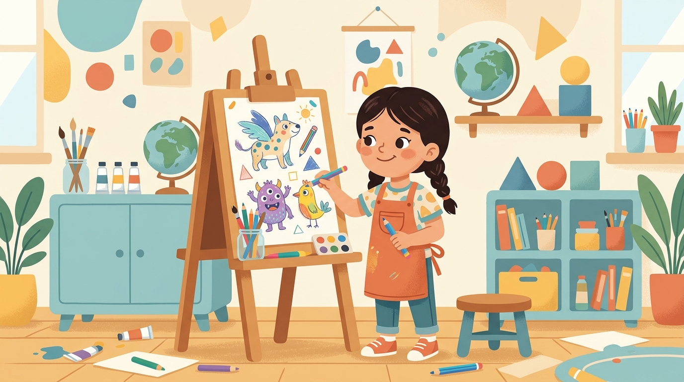 BİLSEM Resim Yetenek Alanı Sınavı konusu için hazırlanan BİLSEM Kids görseli